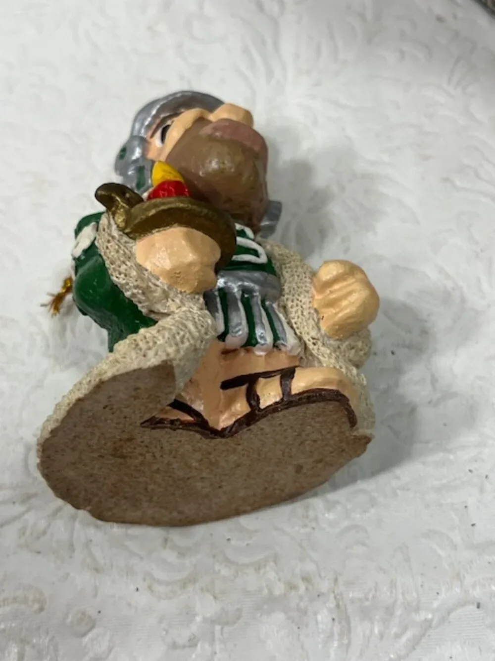 VTG Michigan State University Sparty Mascot Christmas Ornament Collectible 3.5